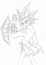 Yami Lineart Yugi Kingvegito sketch template