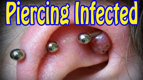 clean ear piercing smell