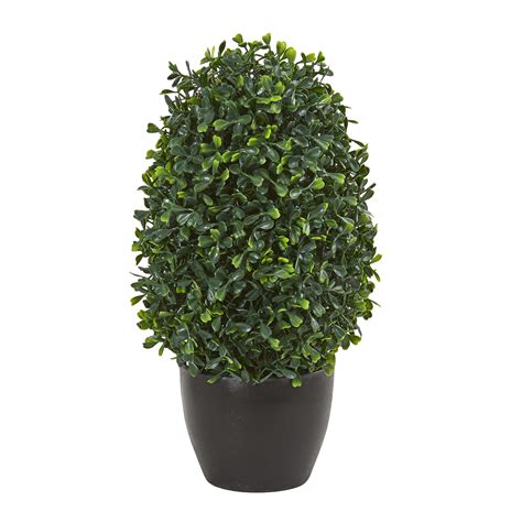 natural  boxwood artificial topiary uv resistant indoor