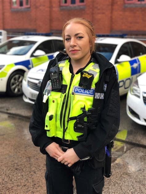 Pc Jemma Follows Of West Midland Police Uk With Axon Body 2 Body Worn