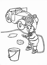 Noddy Car Coloring Washes Pages Printable Categories sketch template