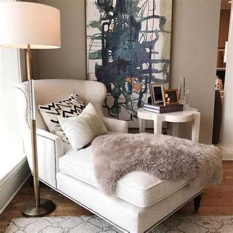 this cozy corner hangout is calling your name a lilac fur throw this is what interior design