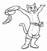 Boots Puss Coloring Pages Print sketch template