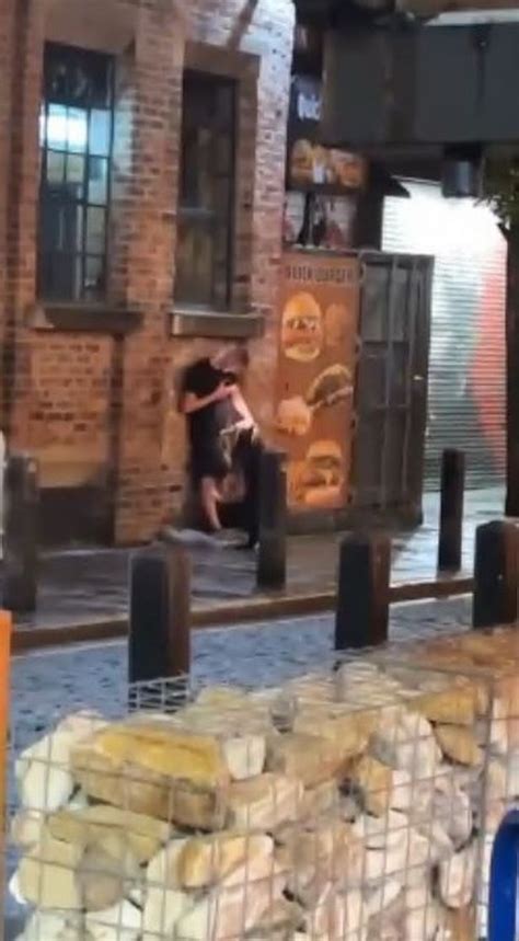 woman arrested after brazen public sex act in city centre as cops