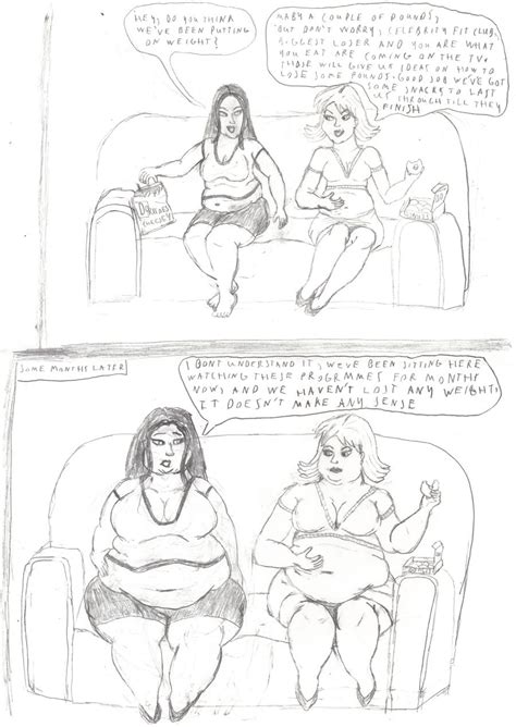 weight gain comic by hadoukenchips on deviantart