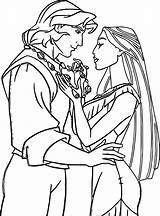 Pocahontas Couple Stampare Puu Biancaneve Uccello Clipartmag Wecoloringpage Clipground sketch template