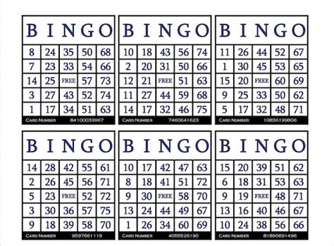 bingo cards wwwsalaberlangacom