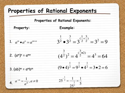 properties  rational exponents powerpoint    id