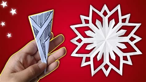 How To Make Paper Snowflakes Paper Snowflakes Part 5 Youtube