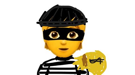 robber emoji   meme