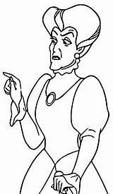 Lady Cinderella Coloring Pages Tremaine Lucifer Anastasia Drizella Wecoloringpage Charming Prince sketch template