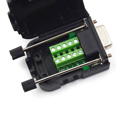 db female    pin plug breakout terminals solderless nut type connector ba  picclick uk