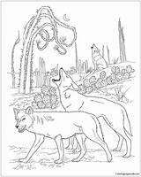 Coloring Pages Coyote Desert Animals Animal Kids Printable Color Habitat Adults Online Dessert Adult Print Nature Coyotes Sheets Show Bestcoloringpagesforkids sketch template