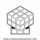 Cube Rubik sketch template