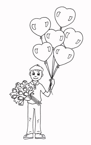 valentines day colouring page teaching resources