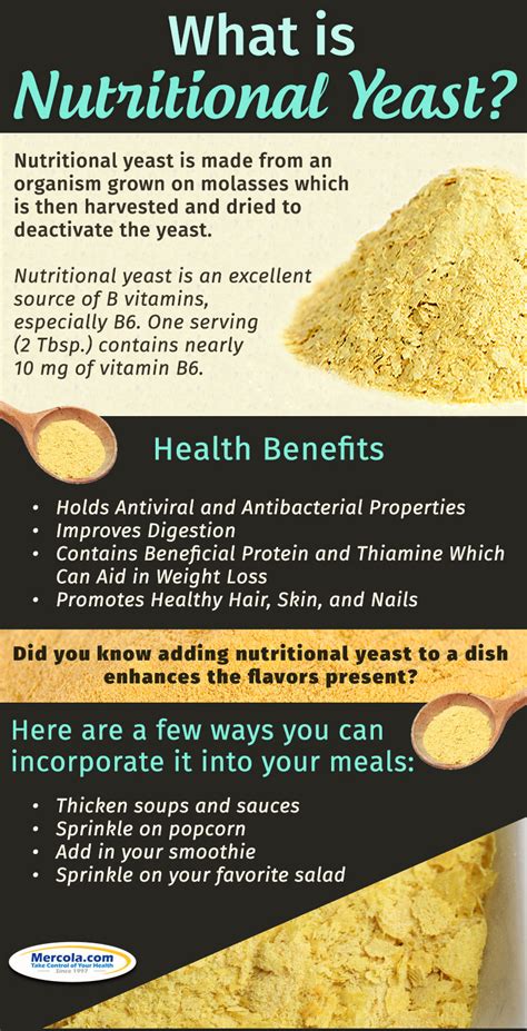 nutritional yeast  ultimate health booster infographic