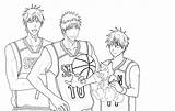 Kuroko Basket Lineart Basuke sketch template