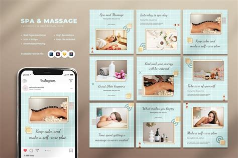 Spa And Massage Instagram Post By Rahardicreative On Envato Elements