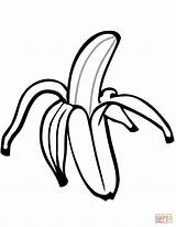 Banane Kolorowanki Banan Supercoloring Kolorowanka Druku Disegnare sketch template