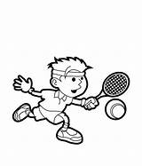 Tennis Coloring Pages Sports Printable Play Player Kids Drawing Color Court Sport Sheets Board Getdrawings Book Choose Results sketch template