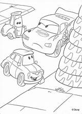 Lightning Guido Mcqueen Coloring Cars Hellokids Pages Print Color sketch template