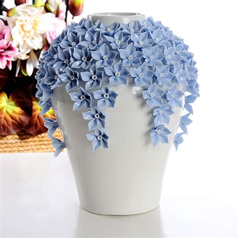 Hot Selling Home Decoration Handmade Ceramic Flower Vase