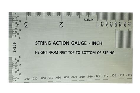 kdg string action gauges kenny duncan guitars