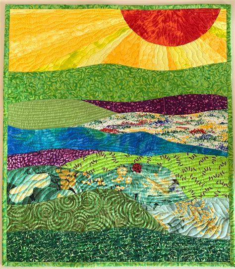 pin  landscape quilts