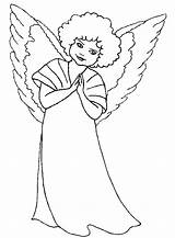 Angels Cliparts Singing Angel Coloring Pages sketch template