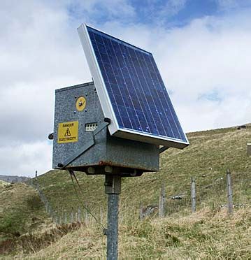 solar powered electric fence