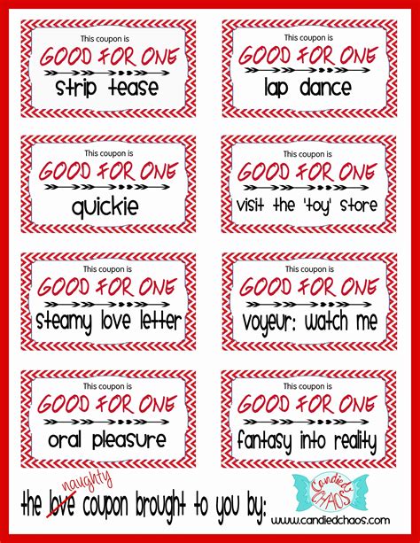 naughty coupons love  idea valentines pinterest coupons gift