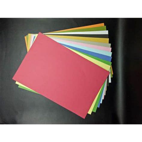 Kertas Folio F4 Manila Karton Warna Per 1pack Atk Biru Tua