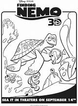 Finding Nemo Coloring Pages Getdrawings Turtle sketch template