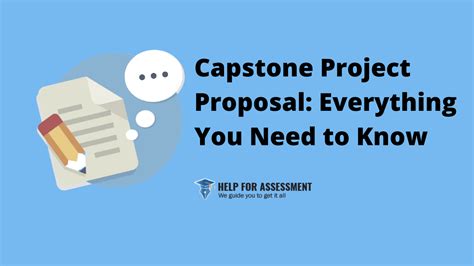 capstone project proposal       write