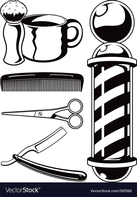 barbershop royalty free vector image vectorstock