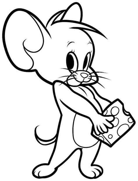 kids page jerry coloring pages