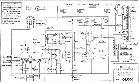 vox ac early circuit diagrams schematics