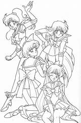Coloring Kpop Sailor Pages Venus Jupiter Moon Mars Color Mercury Sailormoon Manga Gif Getcolorings Colouring Adult Getdrawings Book Choose Board sketch template