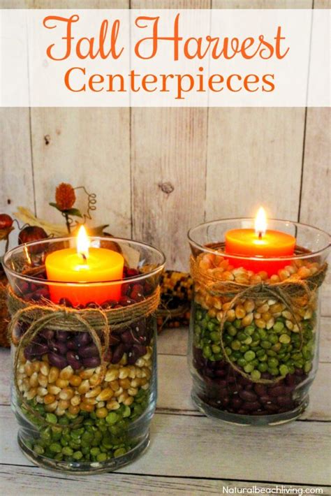 easy fall table centerpieces harvest centerpieces