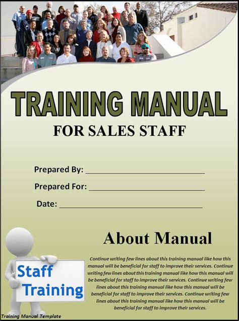 training manual template  formats excel word