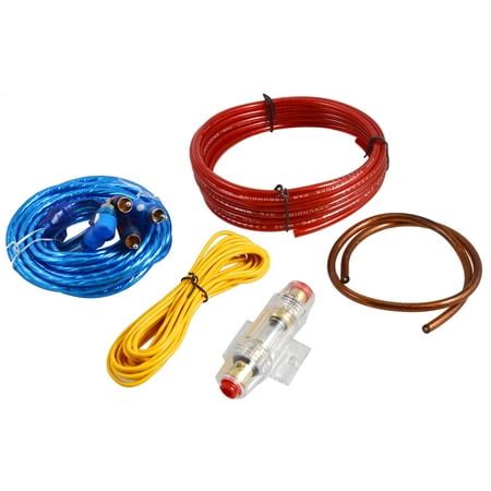 rca audio power remote cable amplifier wire kit set  vehicles car walmartcom