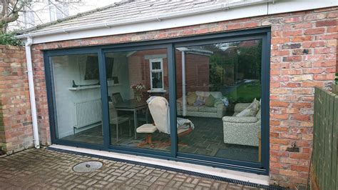 triple track sliding doors customer installation designer door company