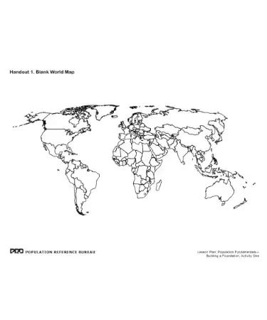 blank world map    printable