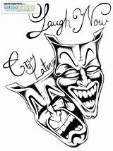 Later Smile Crying Clown Chicano Pluspng Topic Masculinas Tattoodaze sketch template
