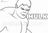 Hulk Raskrasil sketch template