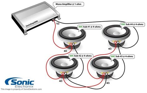 subwoofer wiring diagram dual  ohm wiring diagram  schematic diagram images