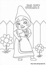 Gnomeo Juliet Sheets sketch template