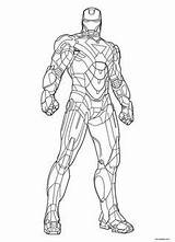 Coloring Man Pages Iron Color Domain May Avengers sketch template