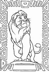 Mufasa Kleurplaten Leeuwenkoning Scar Ausmalbild Leone Allkidsnetwork Konig Lowen Bezoeken Animaatjes Stemmen sketch template