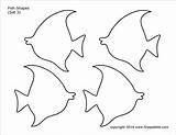 Fish Printable Shapes Templates Template Coloring Pages Patterns Firstpalette Set Board Animal Stencils Activities Decorate Craft Choose Bird sketch template